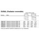 RADIADOR ALUMINIO CALEFACCION BAXI DUBAL 45 REVERSIBLE