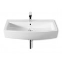 LAVABO CUADRADO HALL SEMIPEDESTAL/SOBRE ENCIMERA ROCA 750X495X135 A32762G000