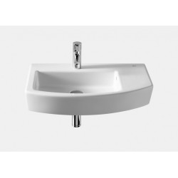 LAVABO HALL ASIMETRICO SEMIPEDESTAL/SOBRE ENCIMERA ROCA 650x420 A327620000