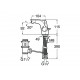 GRIFO BIDE MONOMANDO INSIGNIA NEGRO TITANEO ROCA A5A6A3ACN0