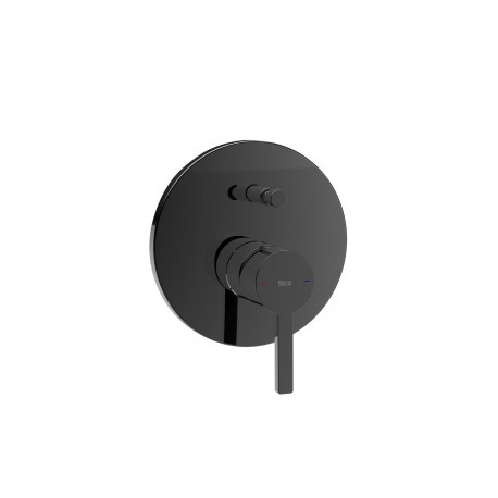 GRIFO MONOMANDO BAÑO DUCHA EMPOTRAR NAIA NEGRO ROCA A5A0B96CN0