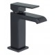 GRIFO LAVABO MONOMANDO NEGRO MATE WATERFALL MZ 77646001P