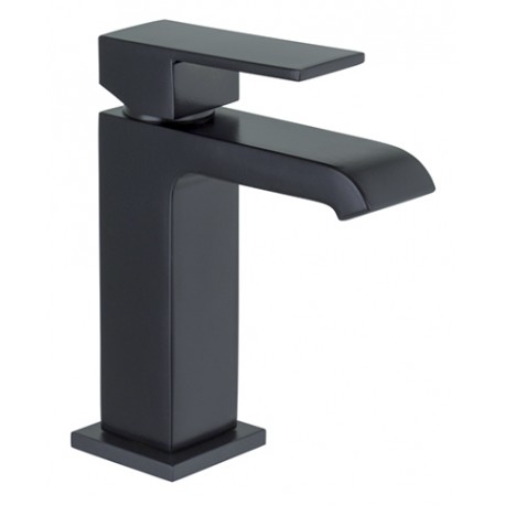 GRIFO LAVABO MONOMANDO NEGRO MATE WATERFALL MZ 77646001P