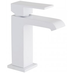 grifo lavabo monomando blanco mate waterfall mz 77646001k