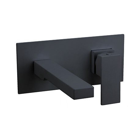 GRIFO LAVABO MONOMANDO EMPOTRADO NEGRO MATE MZ RIO 30836001P