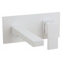 GRIFO LAVABO MONOMANDO EMPOTRADO BLANCO MATE MZ RIO 30836001K