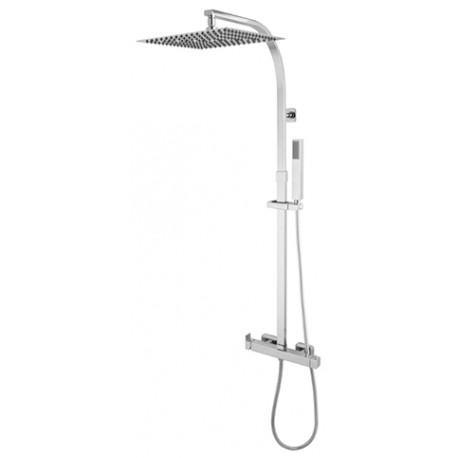 COLUMNA DUCHA MONOMANDO EXTENSIBLE INOX 300X300 CUBIC MZ 30C720J00