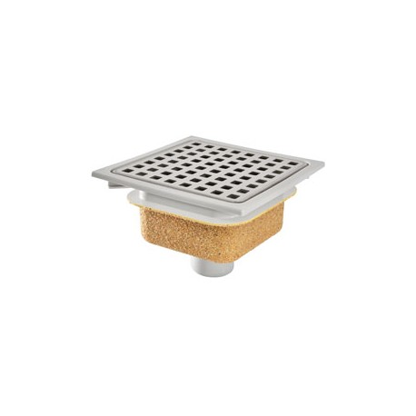 sumidero ducha exterior gebo abs 211536 con salida horizontal