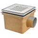 SUMIDERO DUCHA EXTERIOR GEBO ABS 211536 CON SALIDA HORIZONTAL