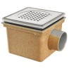 SUMIDERO DUCHA EXTERIOR GEBO ABS 211536 CON SALIDA HORIZONTAL