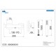 GRIFO DUCHA TERMOSTATICO CUBIC MZ RIO CROMADO 306260000