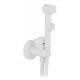 GRIFO BIDE WC HIGIENICO MONOMANDO EMPOTRAR MINIMA MZ RIO 64256101K BLANCO MATE