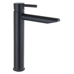 GRIFO CAÑO ALTO LAVABO MONOMANDO MINIMA MZ RIO 64A8A001P NEGRO MATE