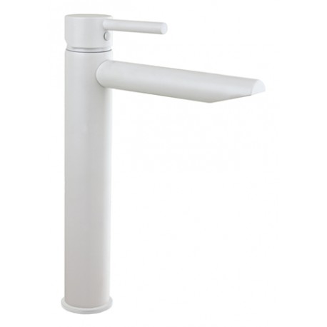 GRIFO CAÑO ALTO LAVABO MONOMANDO MINIMA MZ RIO 64A8A001K BLANCO MATE