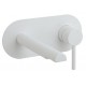 GRIFO LAVABO EMPOTRAR MONOMANDO MINIMA MZ RIO 64836001K BLANCO MATE