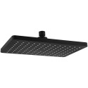 ROCIADOR DUCHA NEGRO NINE XTREME 260X190MM CLEVER 60796