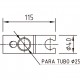 SOPORTE ARTICULADO DESLIZANTE TELEFONO DUCHA CEILAN CLEVER 96264