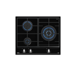 Encimera a gas TEKA con 4 quemadores y superficie de vidrio templado -  CLIMARGAS