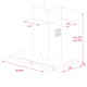 CAMPANA TEKA DECORATIVA PARED DPS 786 70CM 40483016