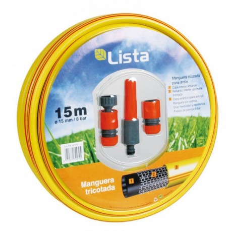 KIT MANGUERA TRICOTADA 3 CAPAS CON ACCESORIOS