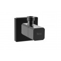 LLAVE DE CORTE 1/2"-1/2" CERAMICA NEGRA SQUARE ROCA A5251707CN0