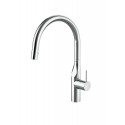 GRIFO COCINA MONOMANDO CROMADO CAÑO CURVO GIRATORIO GLERA ROCA A5A814DC00