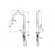 GRIFO COCINA MONOMANDO GLERA ROCA A5A814DC00