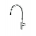 GRIFO COCINA MONOMANDO CROMADO CAÑO CURVO GIRATORIO GLERA ROCA A5A844DC00