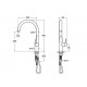 GRIFO COCINA MONOMANDO GLERA ROCA A5A844DC00