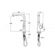 GRIFO COCINA MONOMANDO GLERA ROCA A5A854DC00