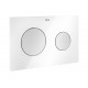 PLACA ACCIONAMIENTO PL10 DUAL COMBI BLANCA GRIS ROCA A890189005