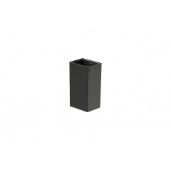 VASO DE ENCIMERA PARA BAÑO RUBIK ROCA A816844024 NEGRO MATE