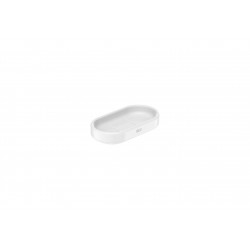 JABONERA ENCIMERA BAÑO PORCELANA BLANCA ONDA ROCA A3870Z5000