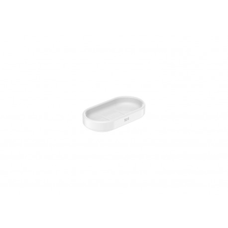 JABONERA ENCIMERA BAÑO PORCELANA BLANCA ONDA ROCA A3870Z5000