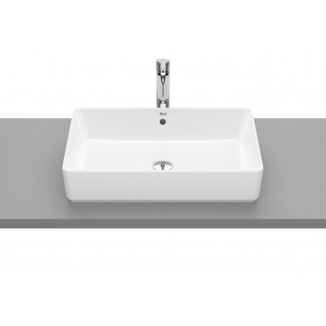 LAVABO SOBRE ENCIMERA THE GAP SQUARE 600X370X130 ROCA A3270Y2000