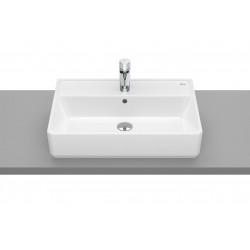 LAVABO SOBRE ENCIMERA THE GAP SQUARE 600X420X130 ROCA A3270MN000