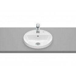 LAVABO REDONDO CON ORIFICIO DE ENCIMERA THE GAP ROCA A3270Y4000 400X40