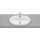 LAVABO OVALADO CON ORIFICIO DE ENCIMERA THE GAP ROCA A3270Y6000 500X40