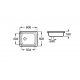 FREGADERO UNA CUBETA EMPOTRAR ACERO INOXIDABLE E60 ROCA A870410603