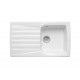FREGADERO GRES BLANCO BEVERLY 85E ROCA A366067000