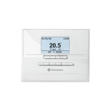Termostato digital inalambrico Exacontrol E7 RC Hermann 0020242696