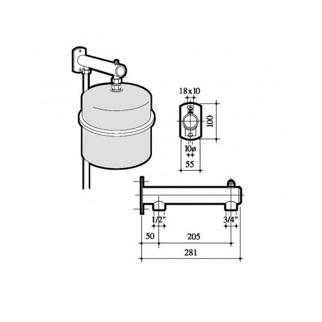 SOPORTE MURAL FLEXCONSOLE BAXI 195200007