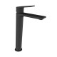 GRIFO LAVABO MONOMANDO CAÑO ALTO VOGUE XTREME NEGRO CLEVER 61375