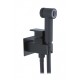 GRIFO BIDE WC HIGIENICO MONOMANDO NEGRO MATE EMPOTRAR CUBIC MZ RIO 302561A1P