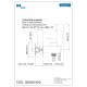 GRIFO BIDE WC HIGIENICO MONOMANDO NEGRO MATE EMPOTRAR CUBIC MZ RIO 302561A1P