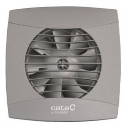 EXTRACTOR BAÑO CATA GRIS TEMPORIZADO UC-10 HYGRO SILVER 01201200