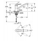 GRIFO COCINA MONOMANDO CAÑO BAJO BAUECO GROHE 31680000