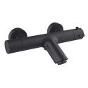 GRIFO BAÑO DUCHA TERMOSTATICO NEGRO MATE UP! URBAN CLEVER 61896 61897