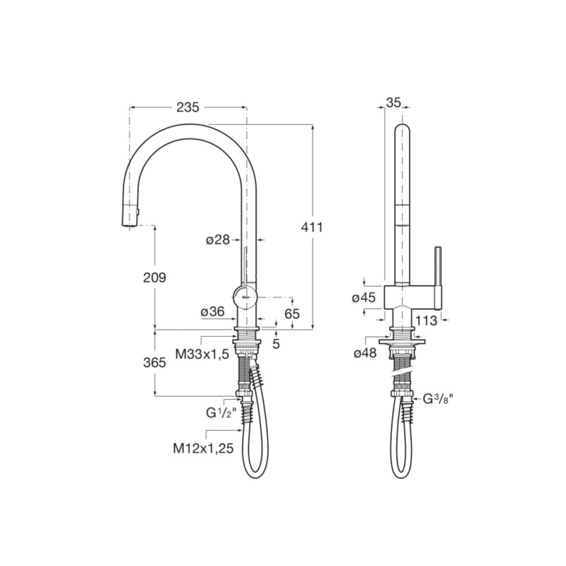 grifo monomando cocina ona cromado roca a5a891fc00