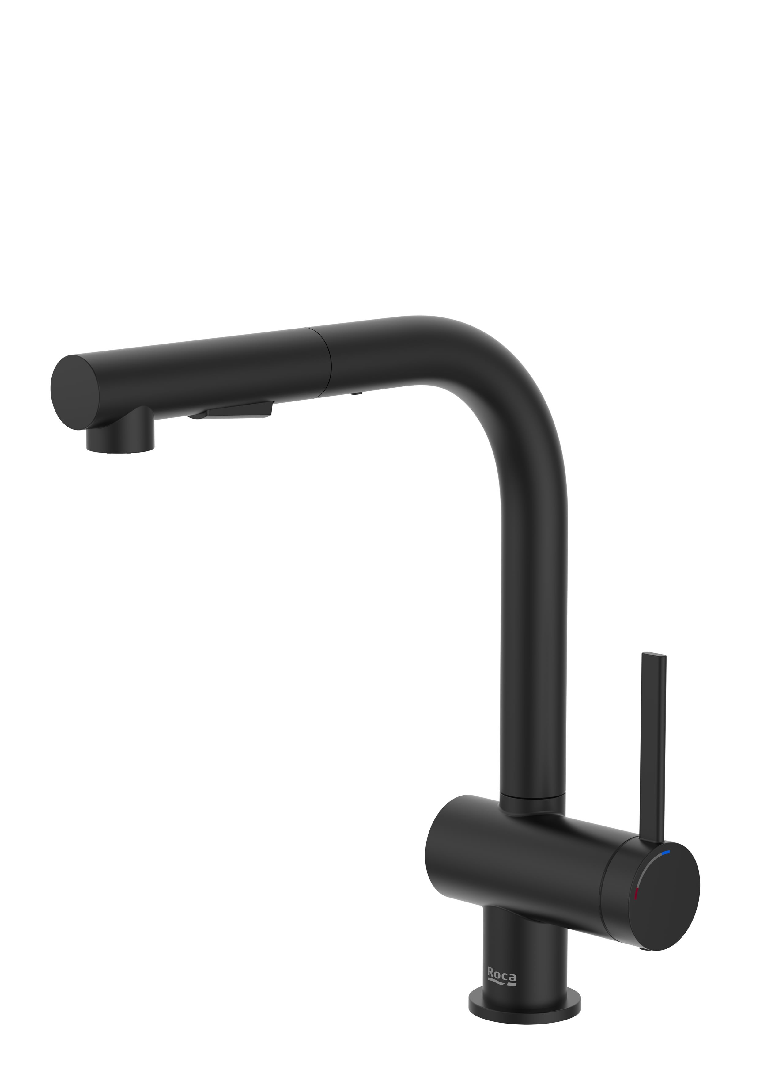 grifo monomando cocina ona negro roca a5a851pnb0
